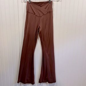 Offline by Aerie real me high waisted crossover flare legging